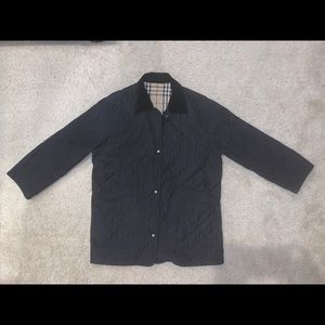 Burberry Quilted Check Lined Coat